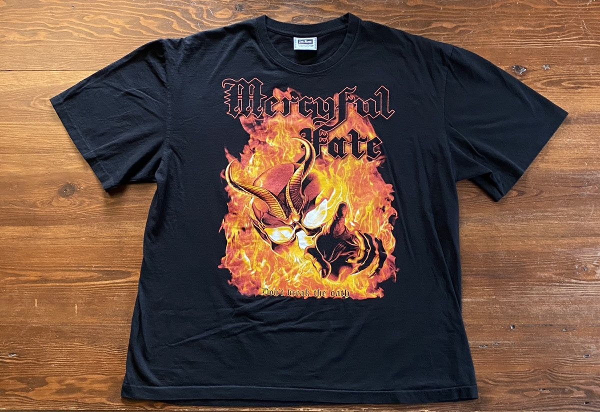 Band Tees Vintage Mercyful Fate Single Stitch Bootleg Tee 3XL Size US XXL / EU 58 / 5 - 1 Thumbnail