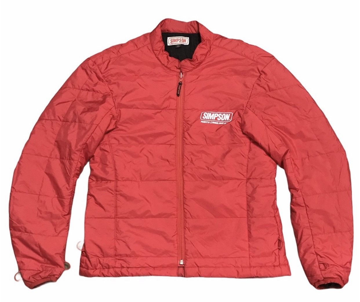 image of Archival Clothing x Racing Offervintage Simpson Motorsport Racing Jacket in Red, Men's (Size Large)