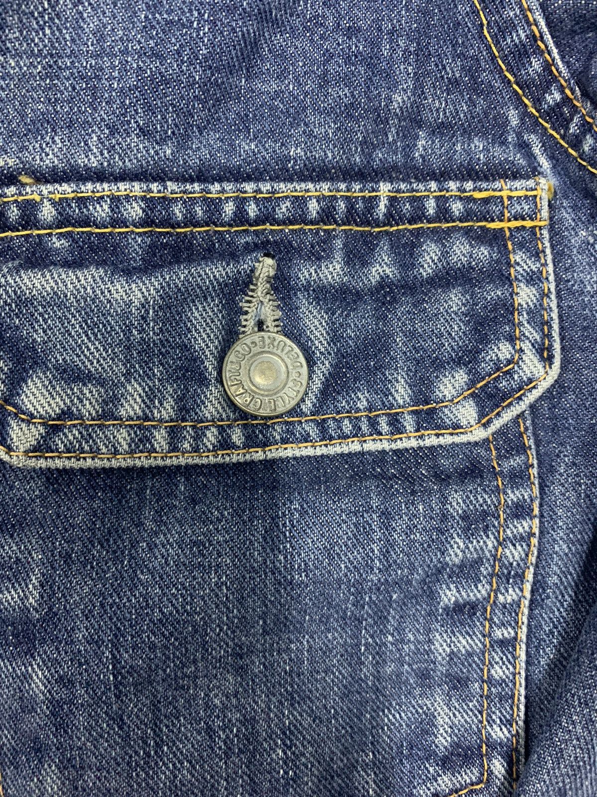 Evisu × Vintage Vintage Evisu Selvedges Denim Bomber Size S / US 4 / IT 40 - 8 Thumbnail