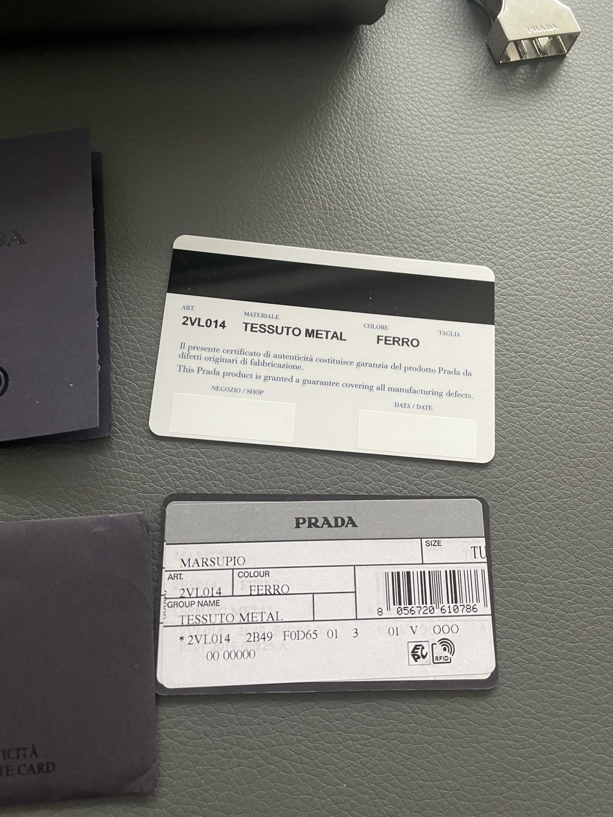 Prada Super Rare Brand NEW Prada Logo Silver Battle Bag Size ONE SIZE - 10 Thumbnail