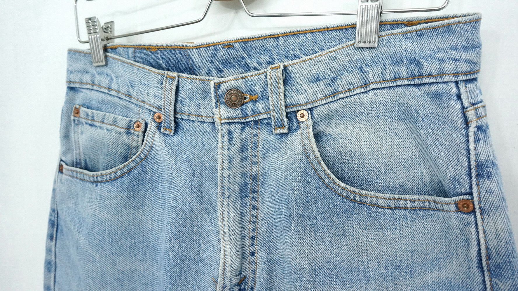 Levi's Vintage Clothing 🔥 Levi's 505 90s Vtg Worn Regular Straight Jeans USA LF8 Size US 30 / EU 46 - 9 Thumbnail