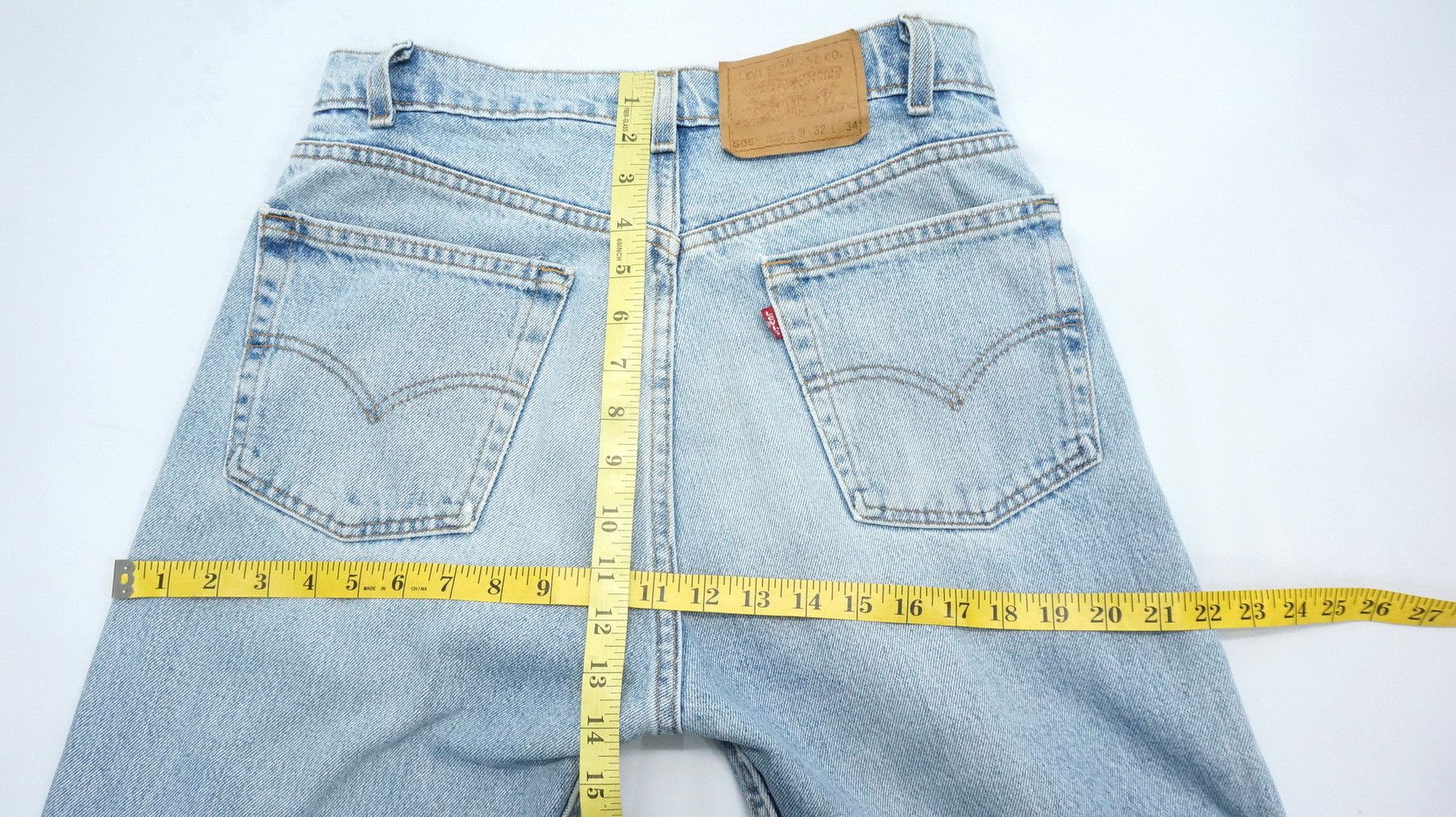 Levi's Vintage Clothing 🔥 Levi's 505 90s Vtg Worn Regular Straight Jeans USA LF8 Size US 30 / EU 46 - 17 Thumbnail