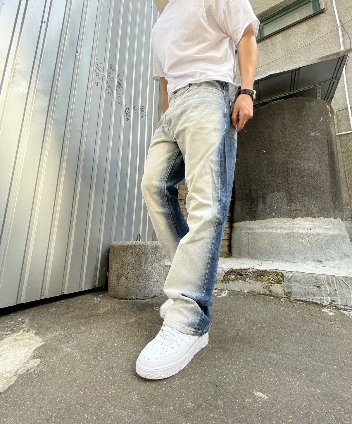 Le Grande Bleu (L.G.B.) Maison Margiela Style Levis Jeans Size US 34 / EU 50 - 4 Thumbnail