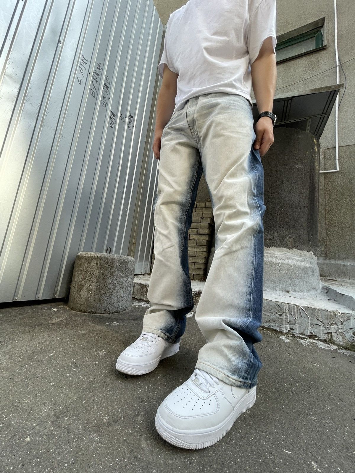 Le Grande Bleu (L.G.B.) Maison Margiela Style Levis Jeans Size US 34 / EU 50 - 5 Thumbnail