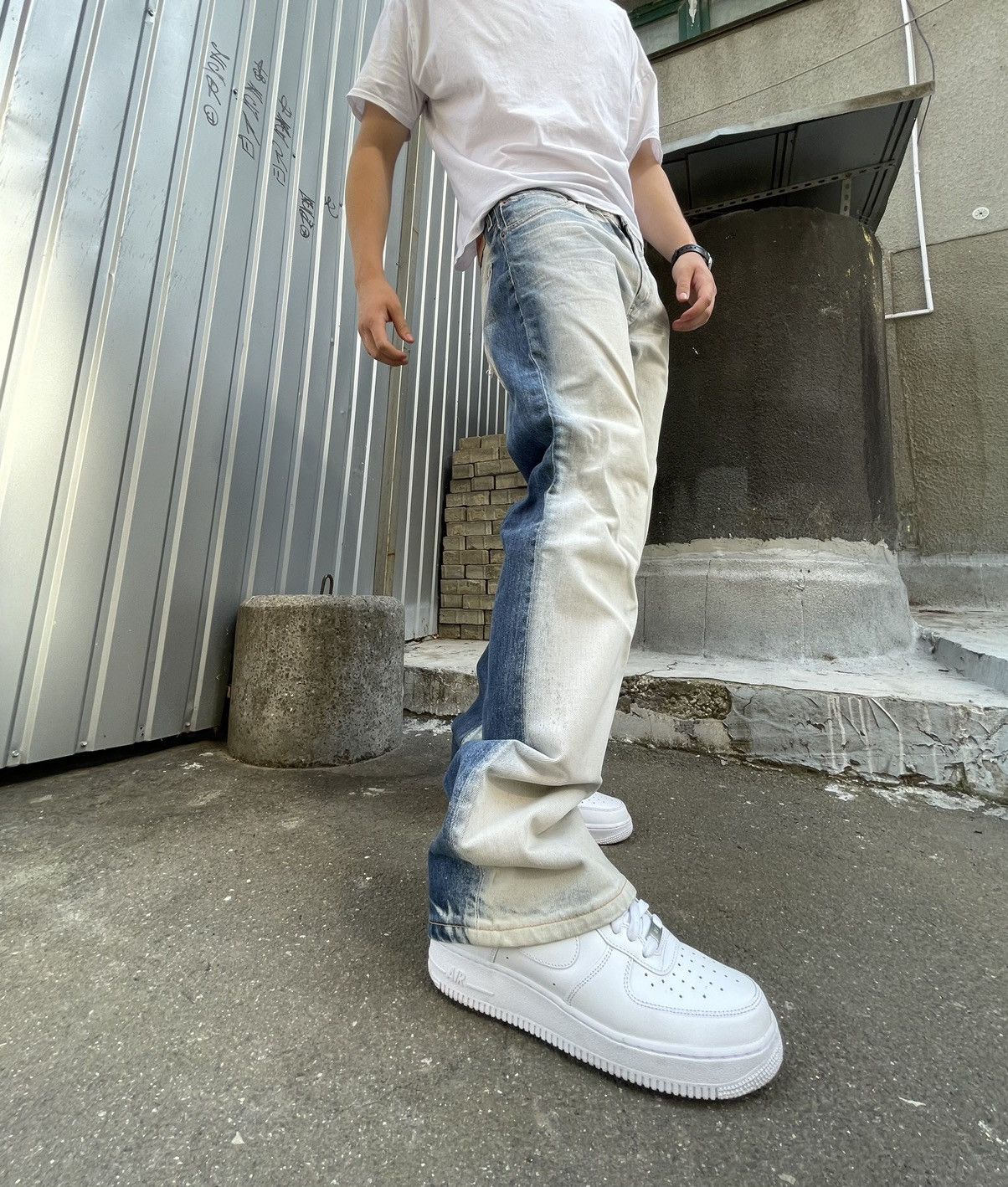 Le Grande Bleu (L.G.B.) Maison Margiela Style Levis Jeans Size US 34 / EU 50 - 3 Thumbnail