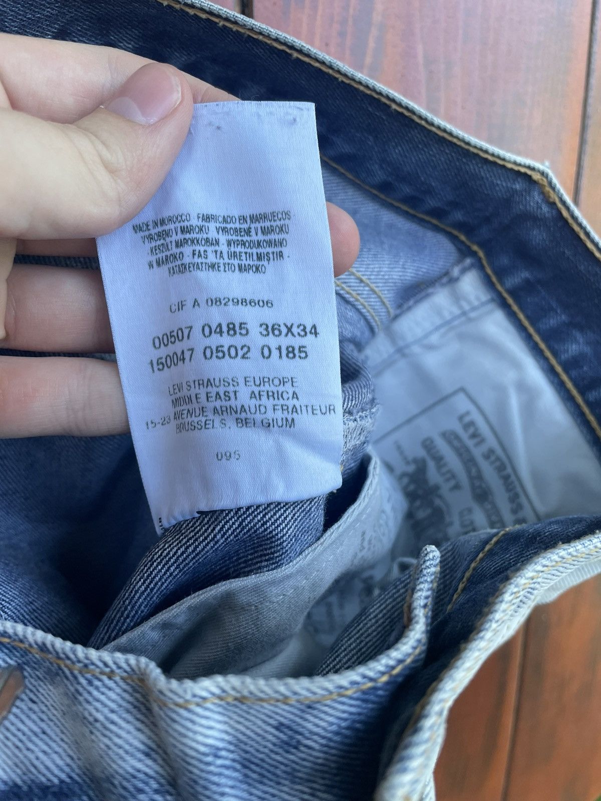 Le Grande Bleu (L.G.B.) Maison Margiela Style Levis Jeans Size US 34 / EU 50 - 10 Thumbnail