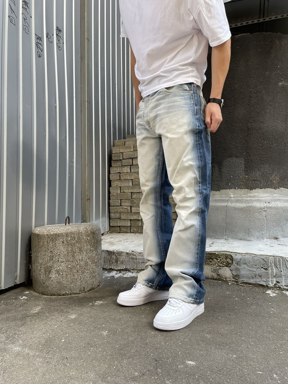 Le Grande Bleu (L.G.B.) Maison Margiela Style Levis Jeans Size US 34 / EU 50 - 7 Thumbnail