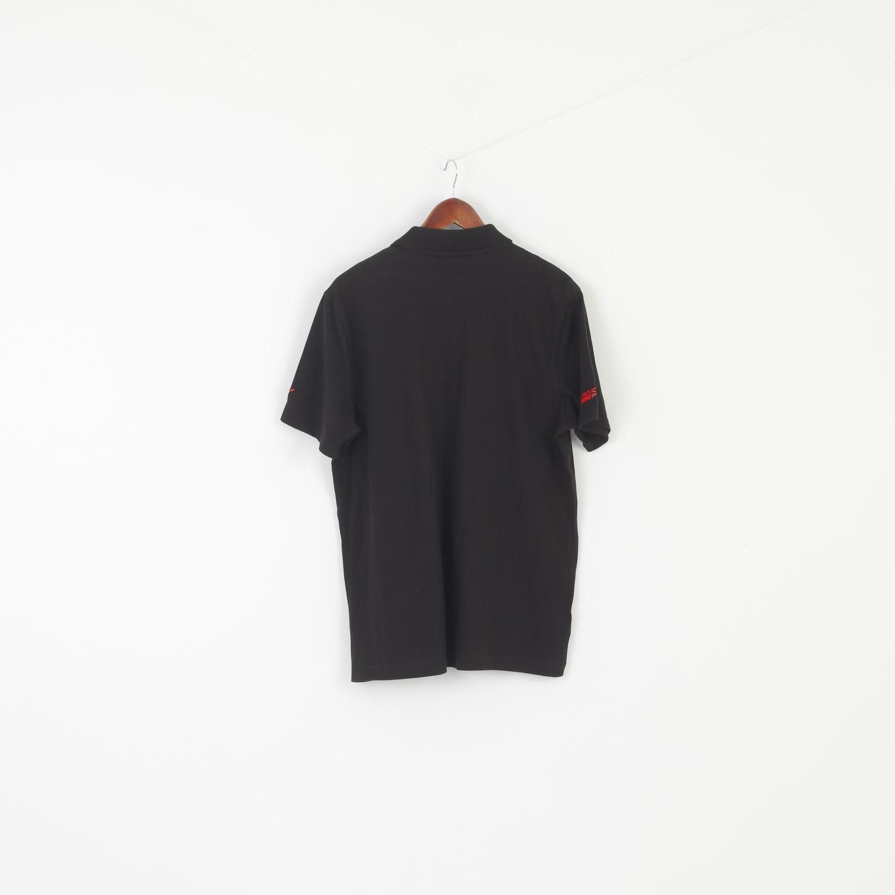 Puma New Puma Men L Polo Shirt Black Cotton Ferrari 7586 Size US L / EU 52-54 / 3 - 5 Thumbnail