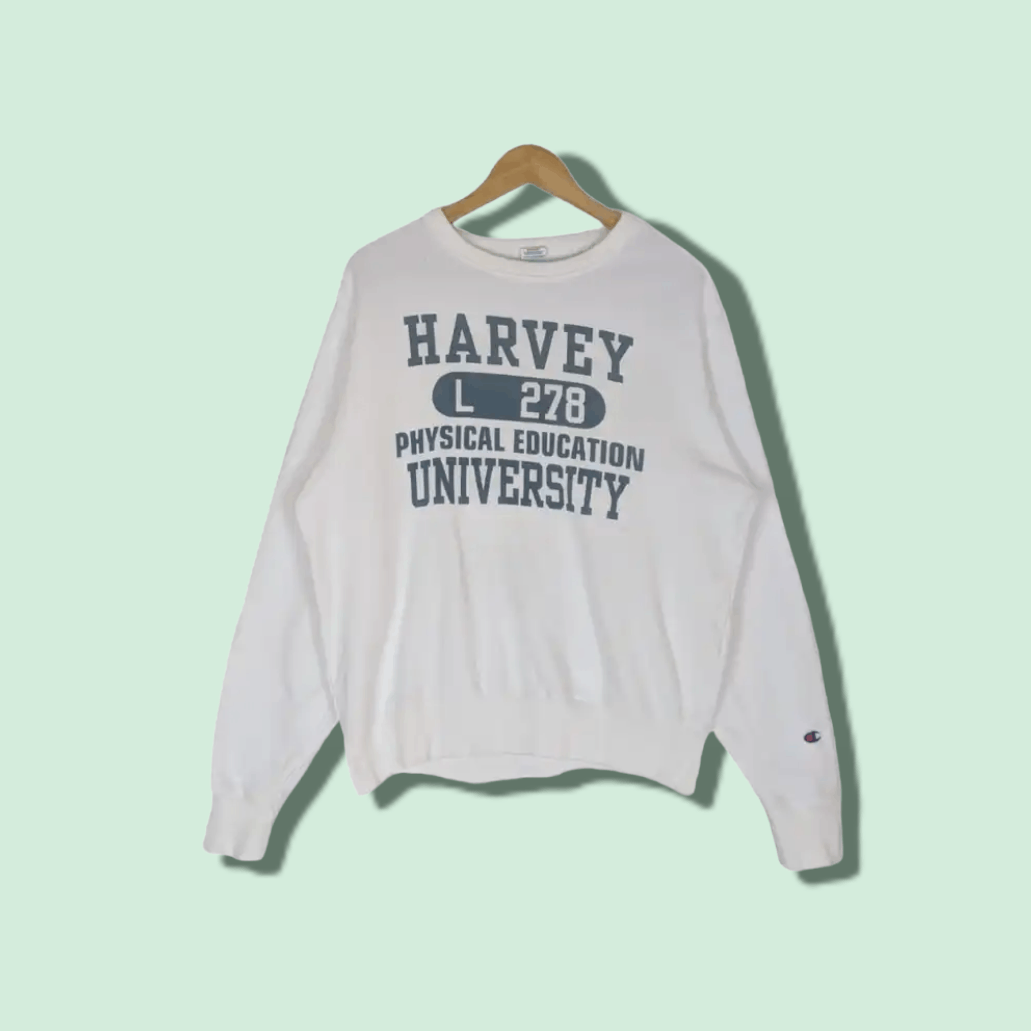 Champion CHAMPION Harvey University Crewneck Jumper Sweatshirt Size US M / EU 48-50 / 2 - 1 Thumbnail