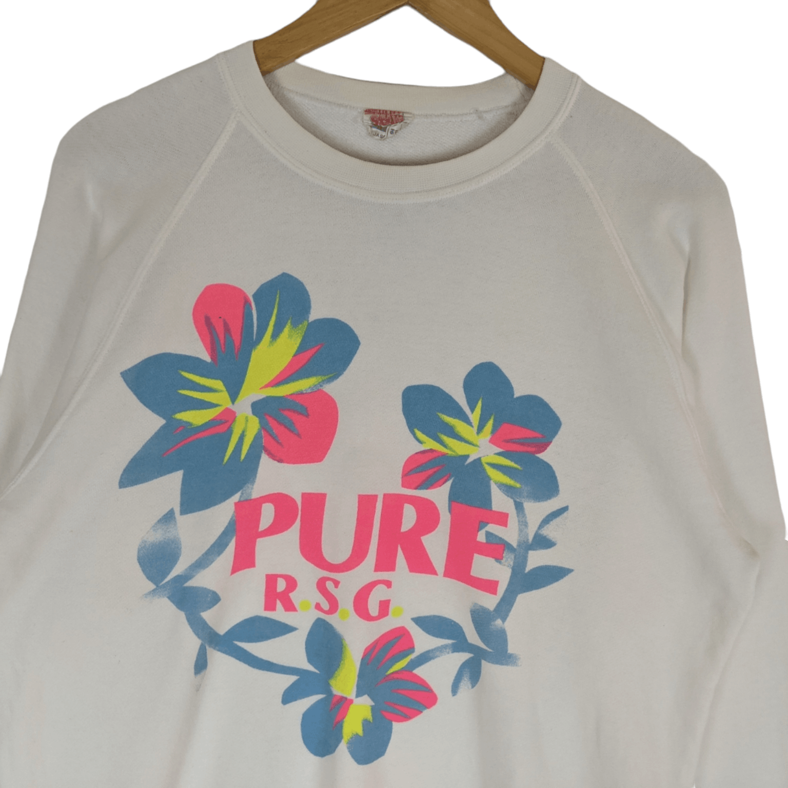Japanese Brand × Vintage Japan Vintage SISIN Pure RSG Crewneck Jumper Sweatshirt Size US L / EU 52-54 / 3 - 4 Thumbnail