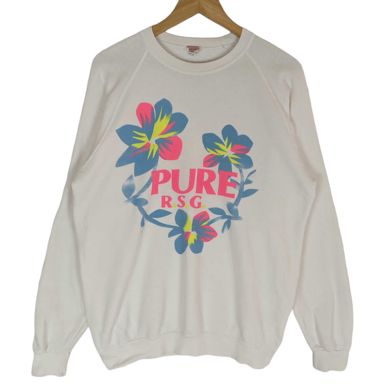 Japanese Brand × Vintage Japan Vintage SISIN Pure RSG Crewneck Jumper Sweatshirt Size US L / EU 52-54 / 3 - 2 Thumbnail