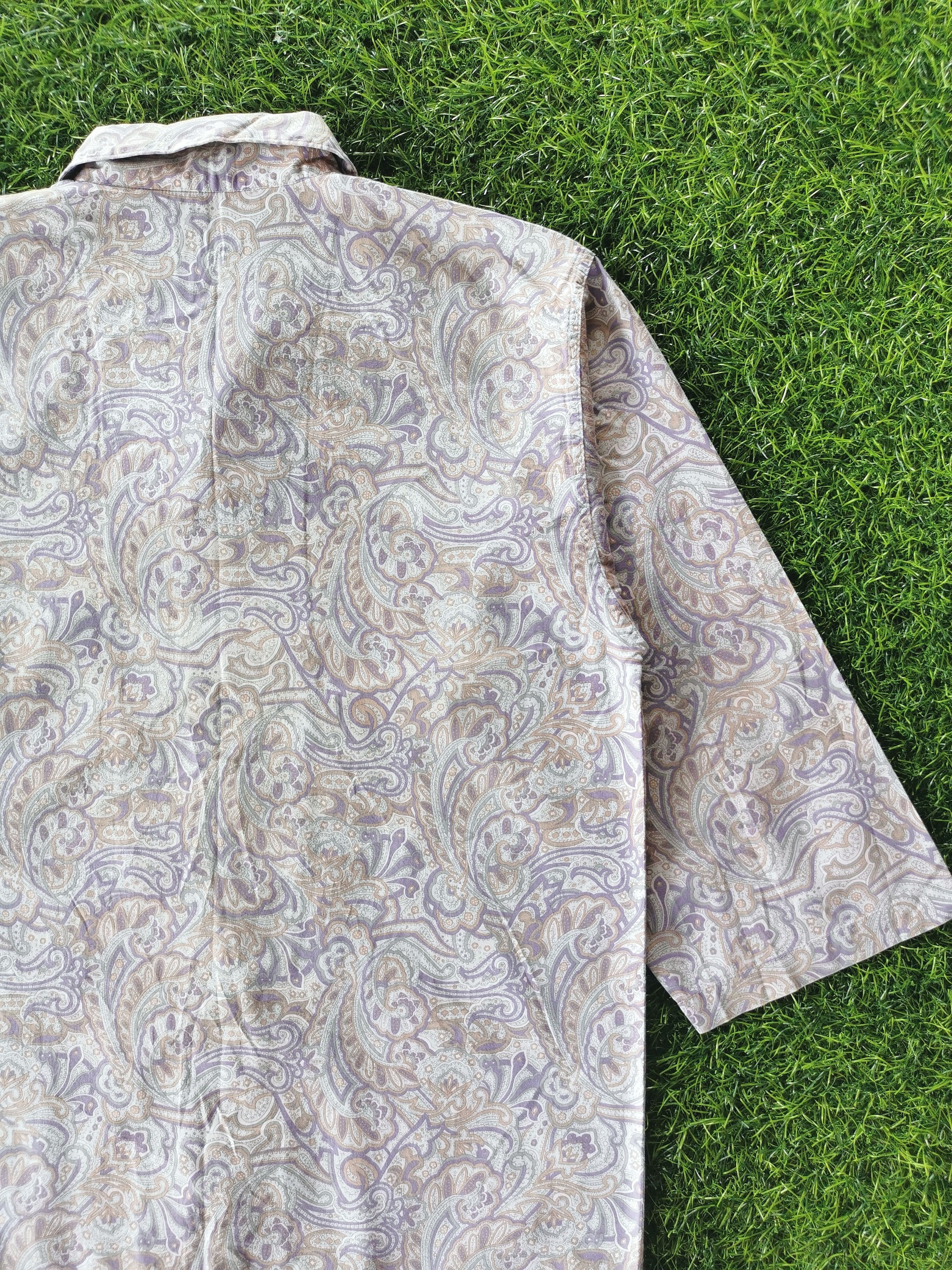 Burberry Vintage Burberrys Paisley Button Shirts Burberry Size US L / EU 52-54 / 3 - 9 Thumbnail