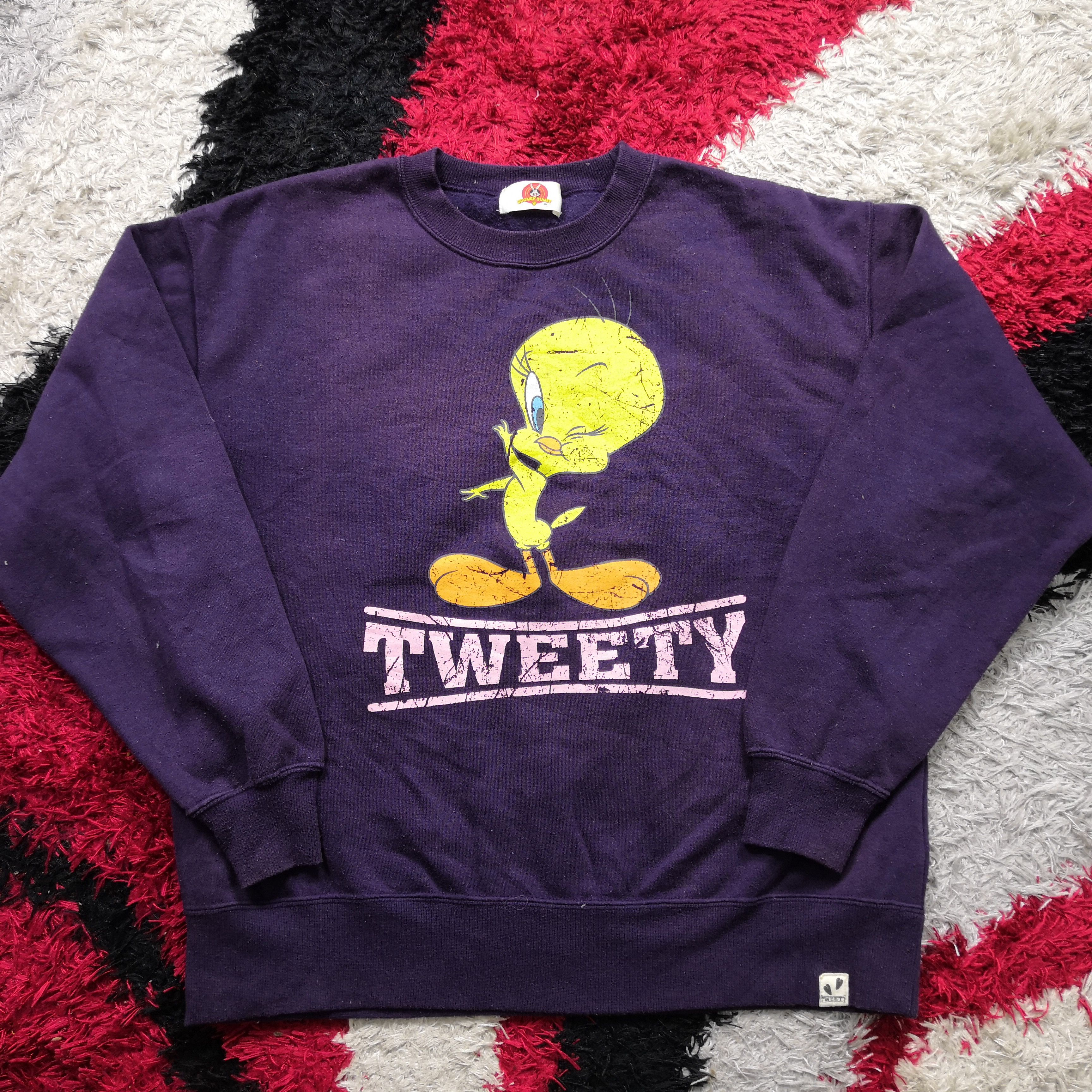 Cartoon Network × Vintage × Warner Bros Vintage Tweety Sweatshirt Looney Tunes Warner Bros Sweater Size US L / EU 52-54 / 3 - 2 Thumbnail