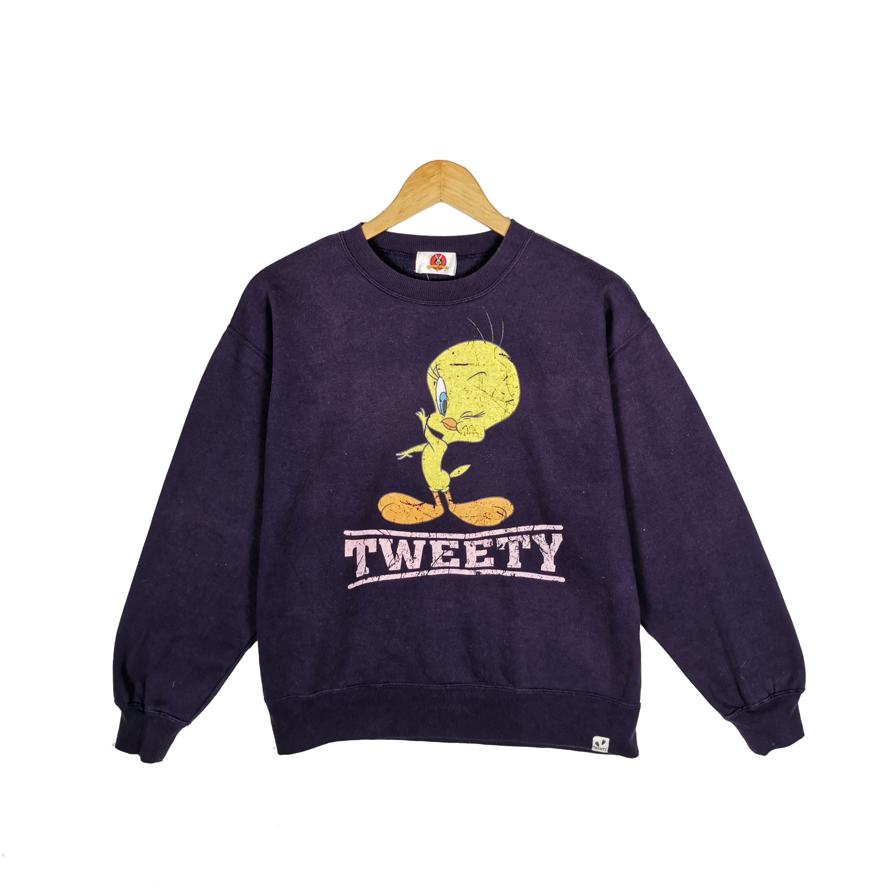 Cartoon Network × Vintage × Warner Bros Vintage Tweety Sweatshirt Looney Tunes Warner Bros Sweater Size US L / EU 52-54 / 3 - 1 Thumbnail