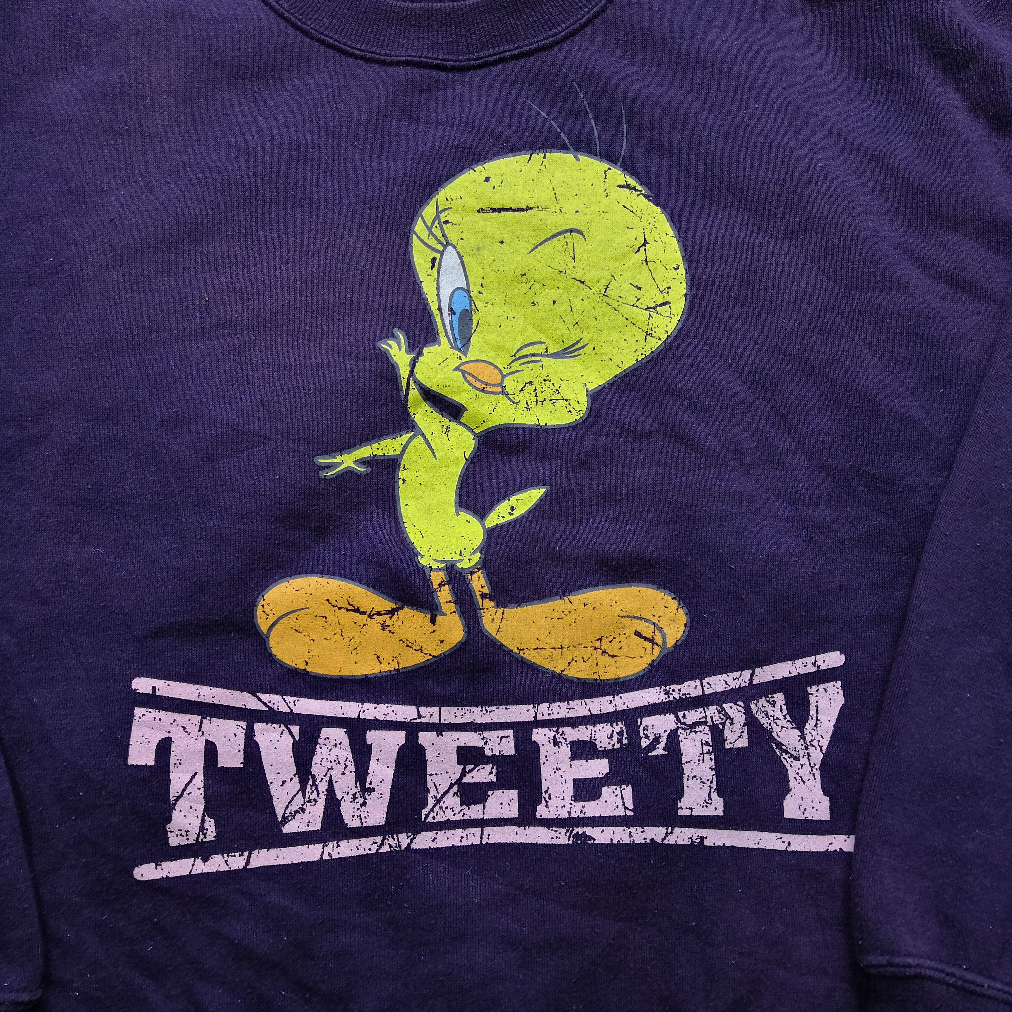 Cartoon Network × Vintage × Warner Bros Vintage Tweety Sweatshirt Looney Tunes Warner Bros Sweater Size US L / EU 52-54 / 3 - 5 Thumbnail