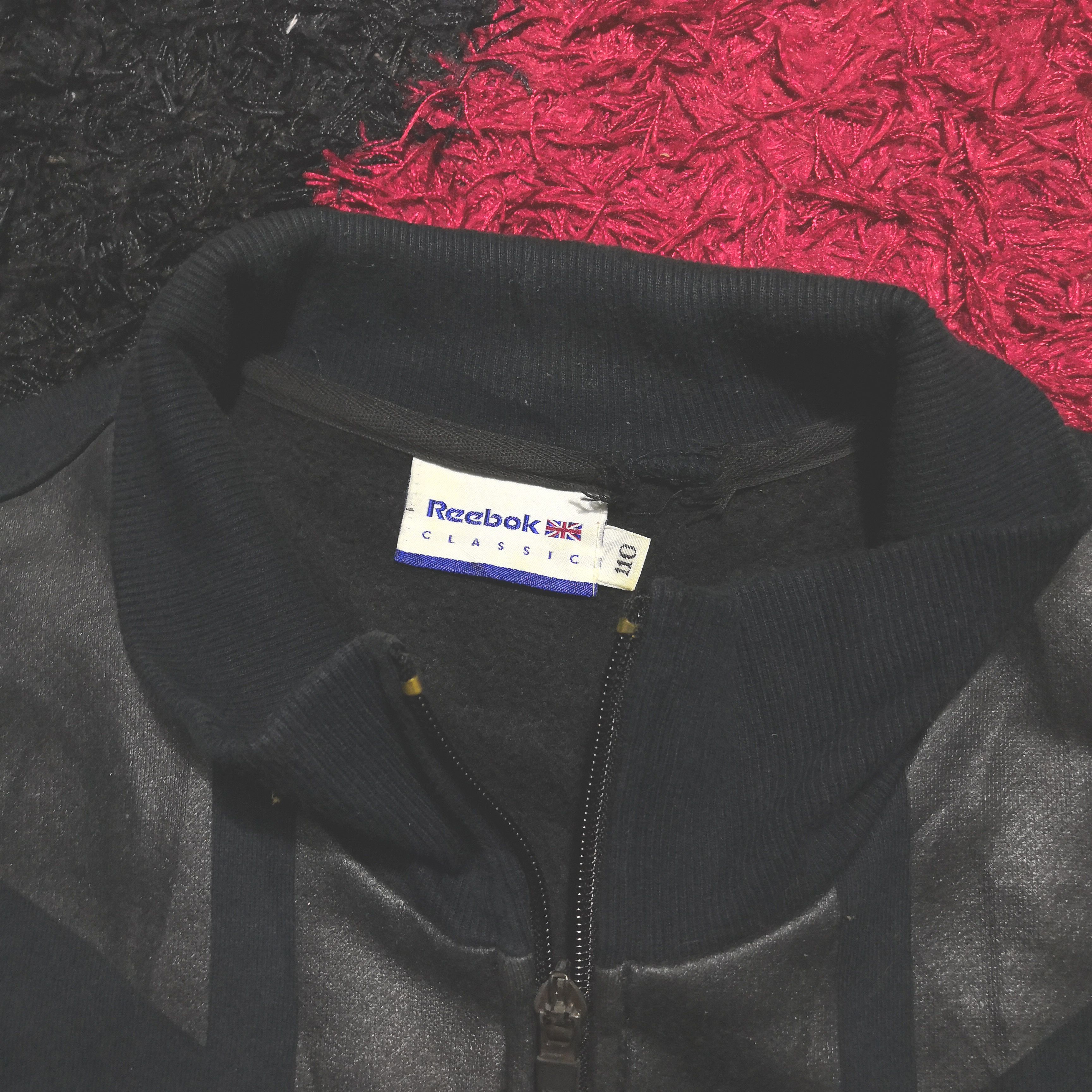 Reebok × Vintage Reebok Sweater Zipper Spell Out Reebok Zipper Sweatshirt Size US XL / EU 56 / 4 - 4 Thumbnail