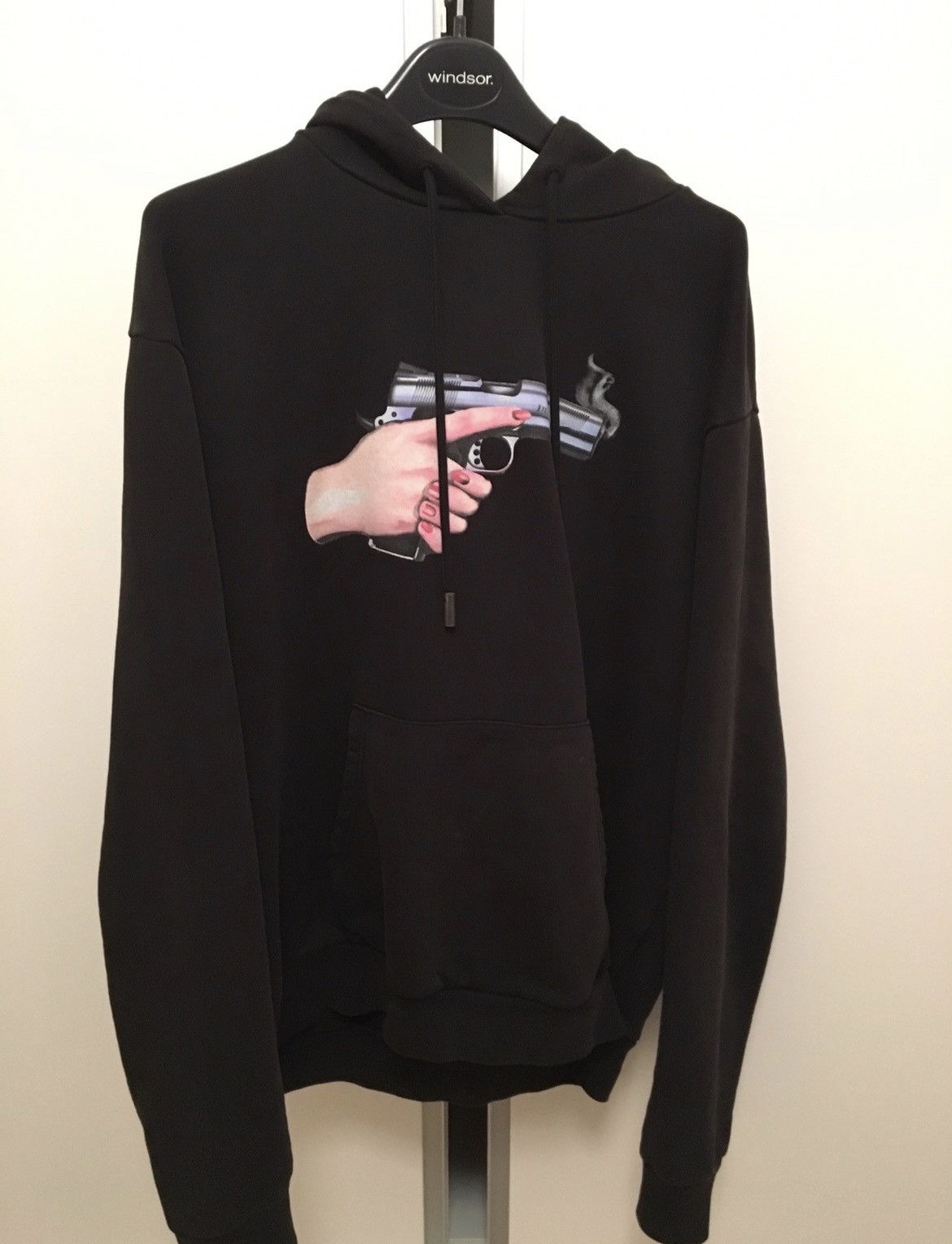 Off-White Diana Gun Hoodie Size US S / EU 44-46 / 1 - 1 Thumbnail