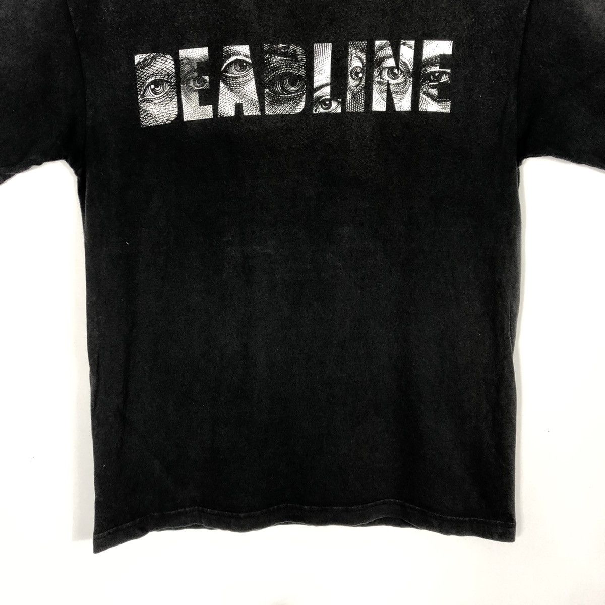 Deadline × Japanese Brand × Vintage 🔥Thrash🔥🇯🇵Deadline An Eye For An Eye Spellout Sun Faded Tee Size US M / EU 48-50 / 2 - 3 Thumbnail