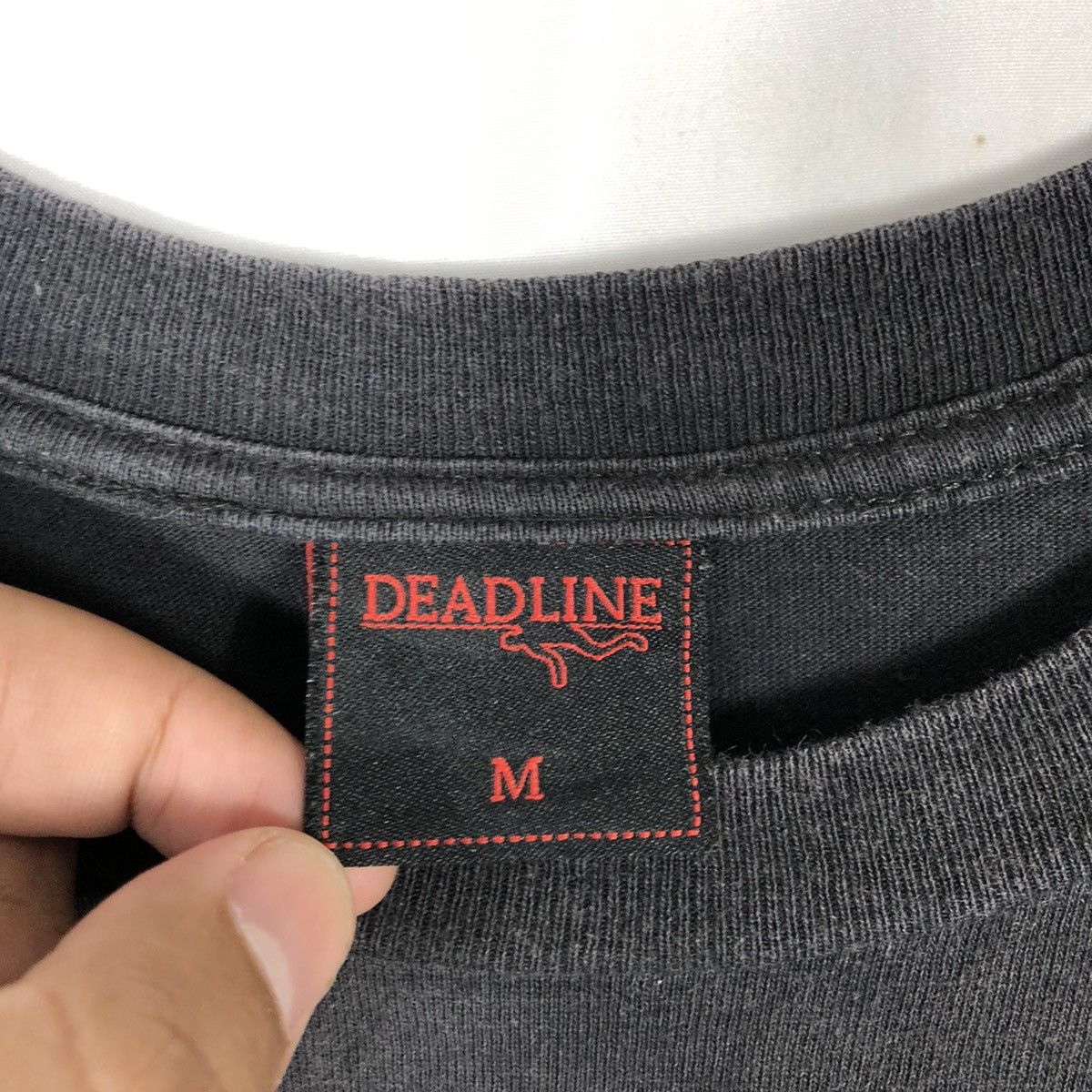 Deadline × Japanese Brand × Vintage 🔥Thrash🔥🇯🇵Deadline An Eye For An Eye Spellout Sun Faded Tee Size US M / EU 48-50 / 2 - 11 Thumbnail