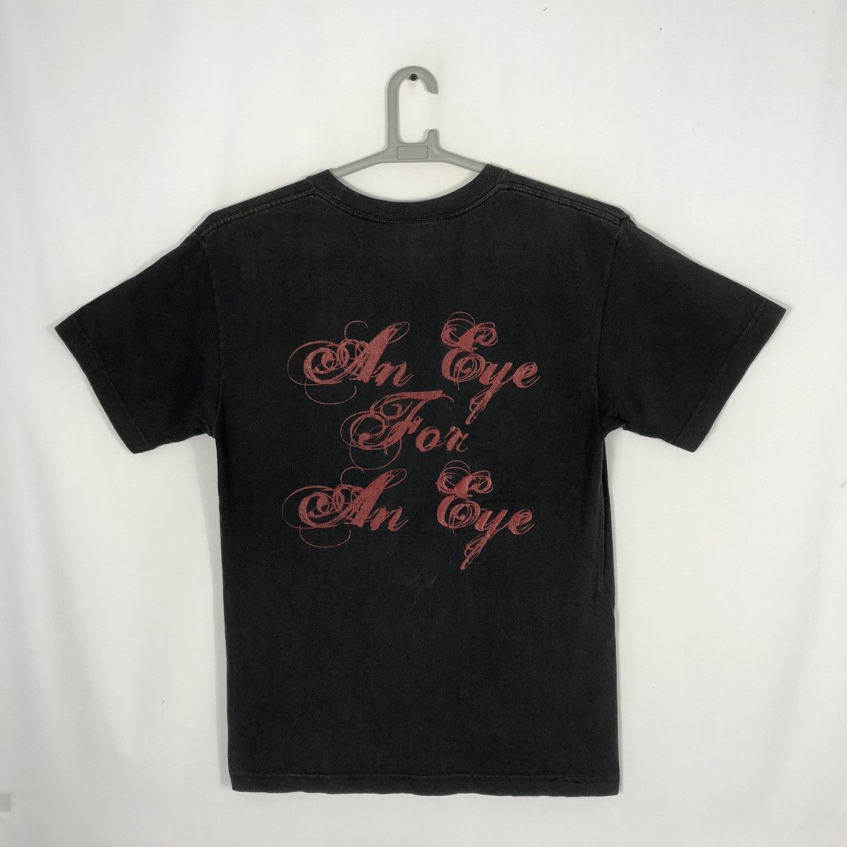 Deadline × Japanese Brand × Vintage 🔥Thrash🔥🇯🇵Deadline An Eye For An Eye Spellout Sun Faded Tee Size US M / EU 48-50 / 2 - 5 Thumbnail