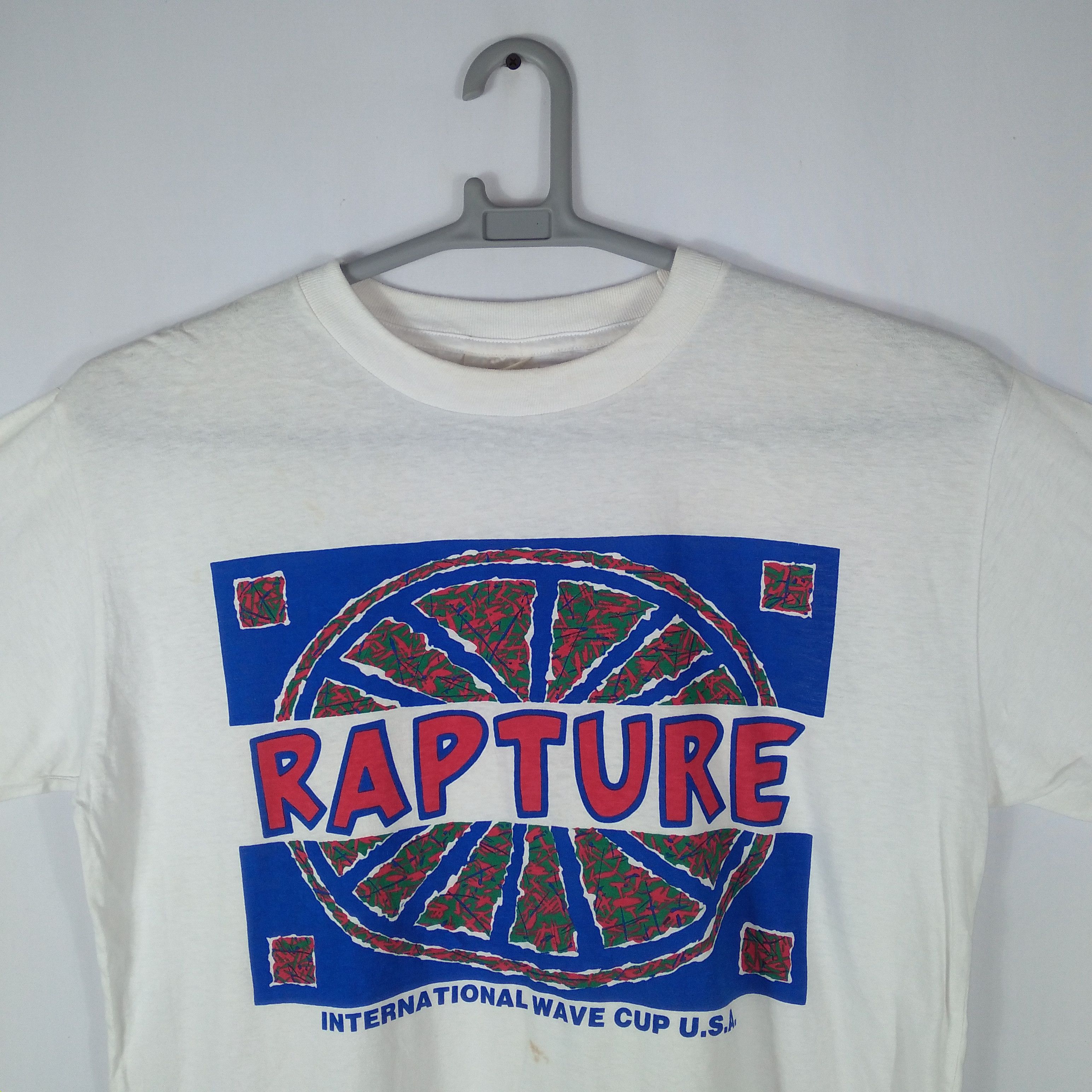 Vintage Vintage 90s RAPTURE International Waves Cup USA Promo Tee Size US L / EU 52-54 / 3 - 2 Thumbnail