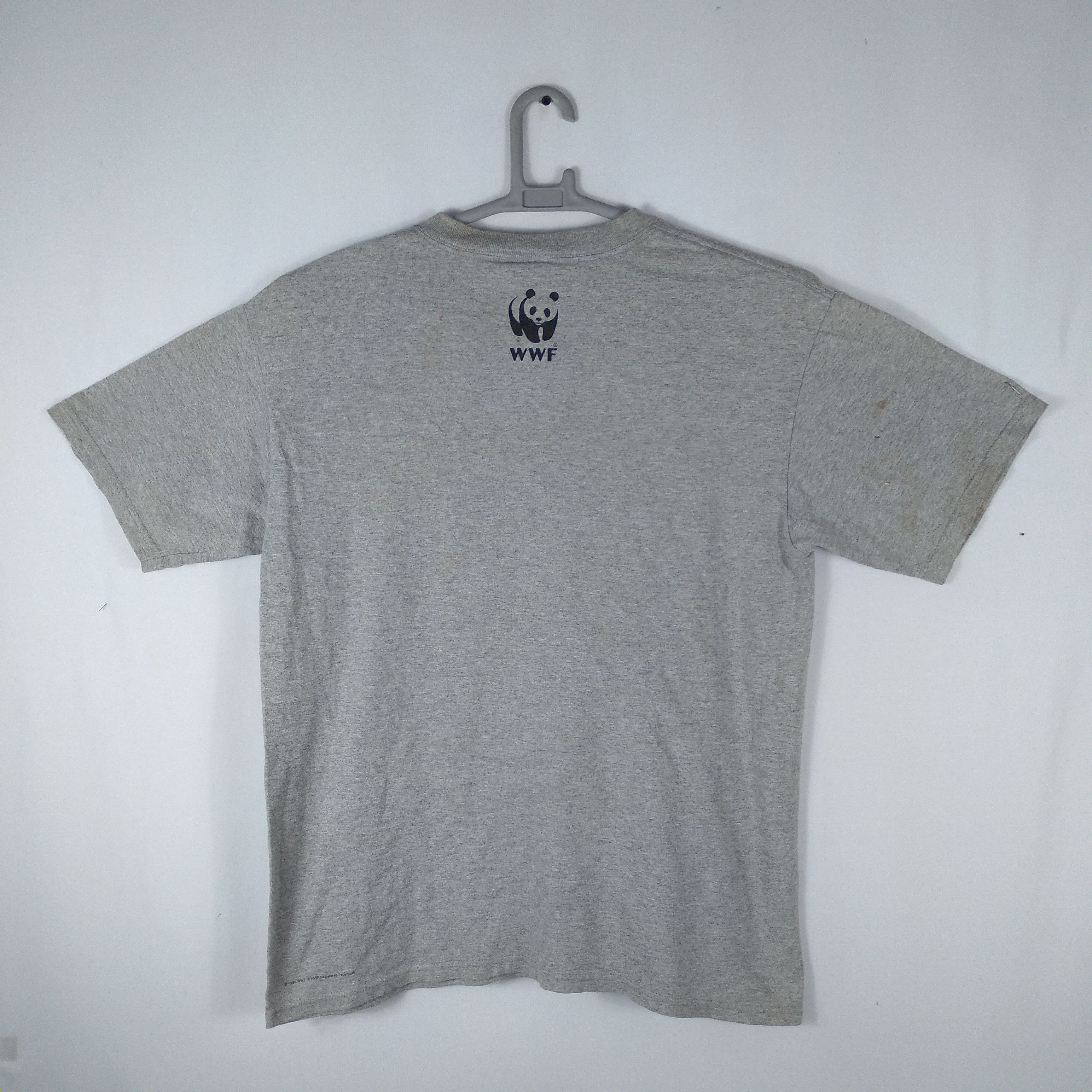 Anvil × Vintage × WWF Vintage 90s WWF Ban Toxic Chemicals Promo Tee By Anvil Size US L / EU 52-54 / 3 - 3 Thumbnail