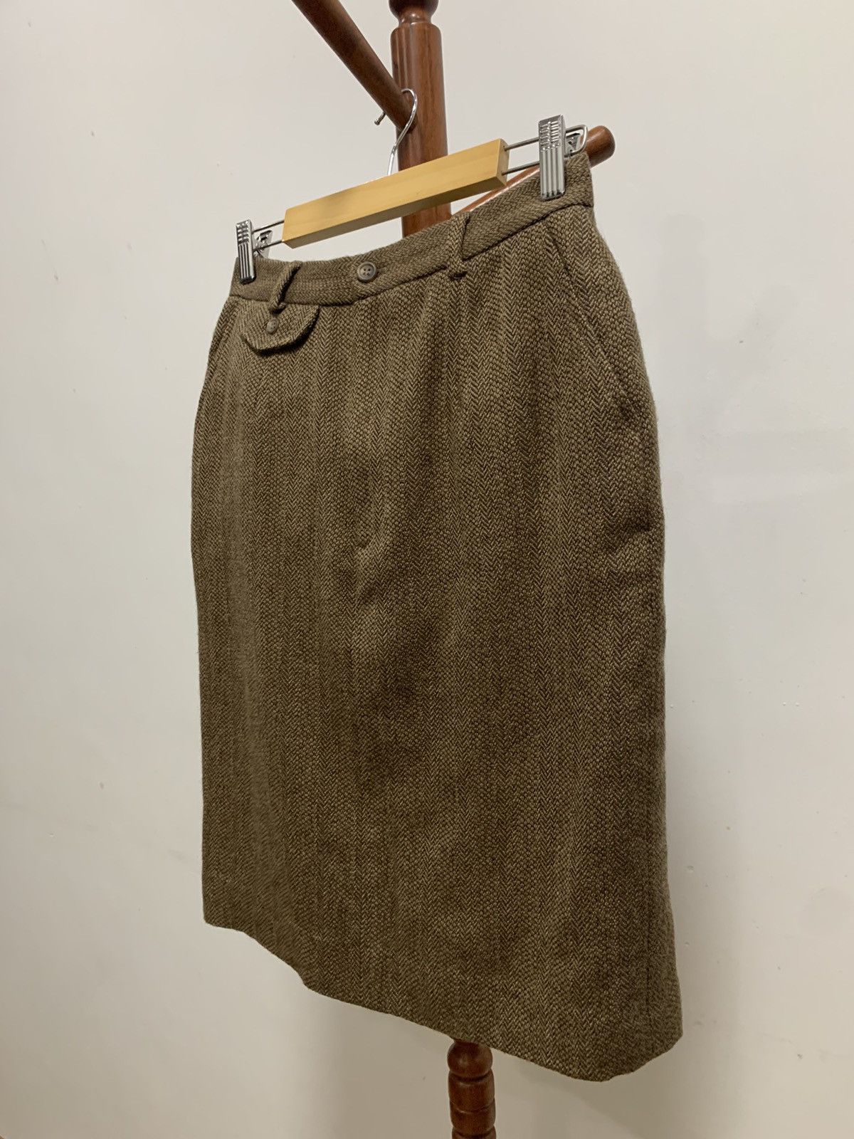 Polo Ralph Lauren × Ralph Lauren × Vintage Vintage Ralph Lauren Wool Skirt Size 25" / US 0 / IT 36 - 2 Thumbnail