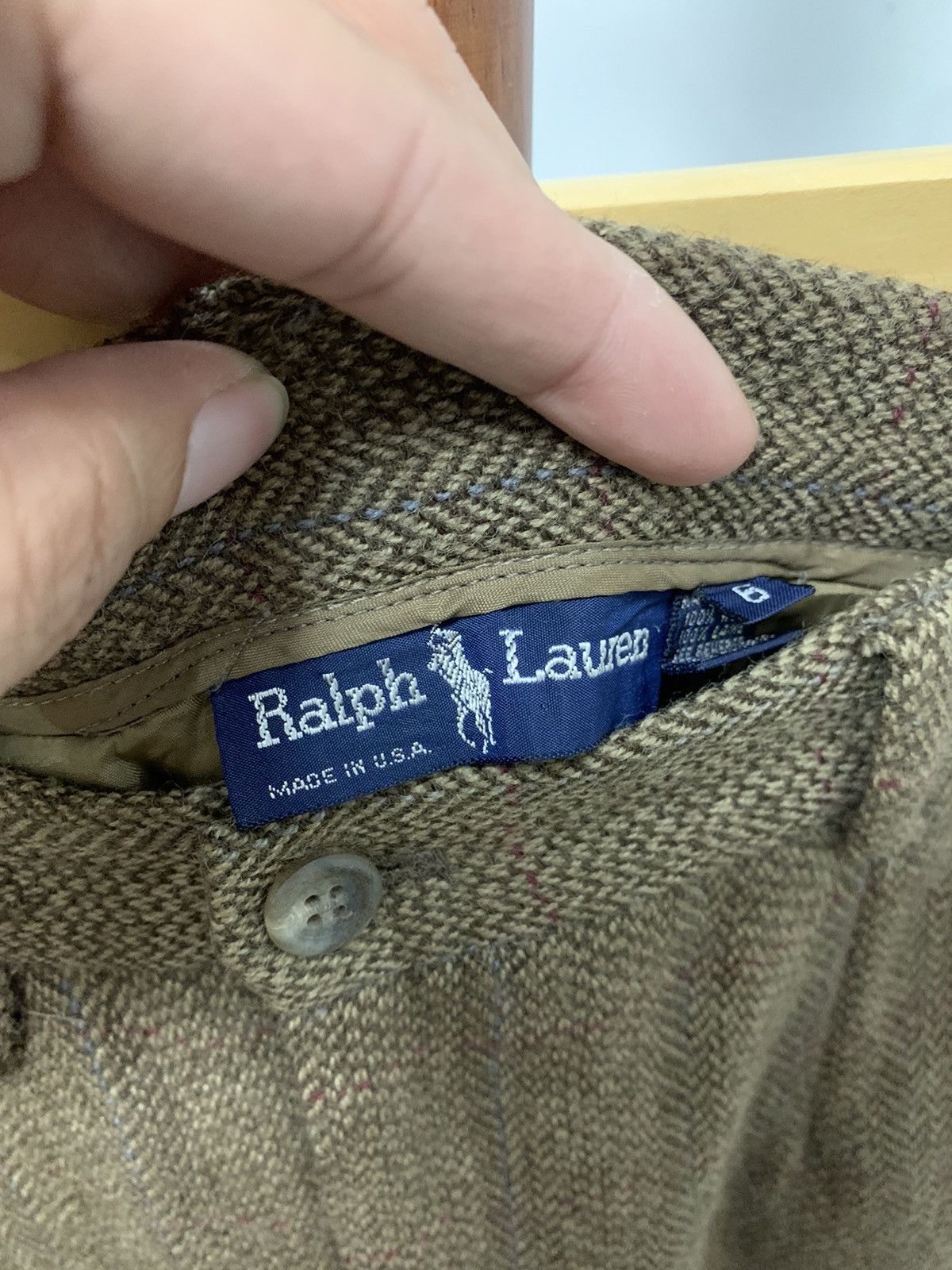 Polo Ralph Lauren × Ralph Lauren × Vintage Vintage Ralph Lauren Wool Skirt Size 25" / US 0 / IT 36 - 6 Thumbnail