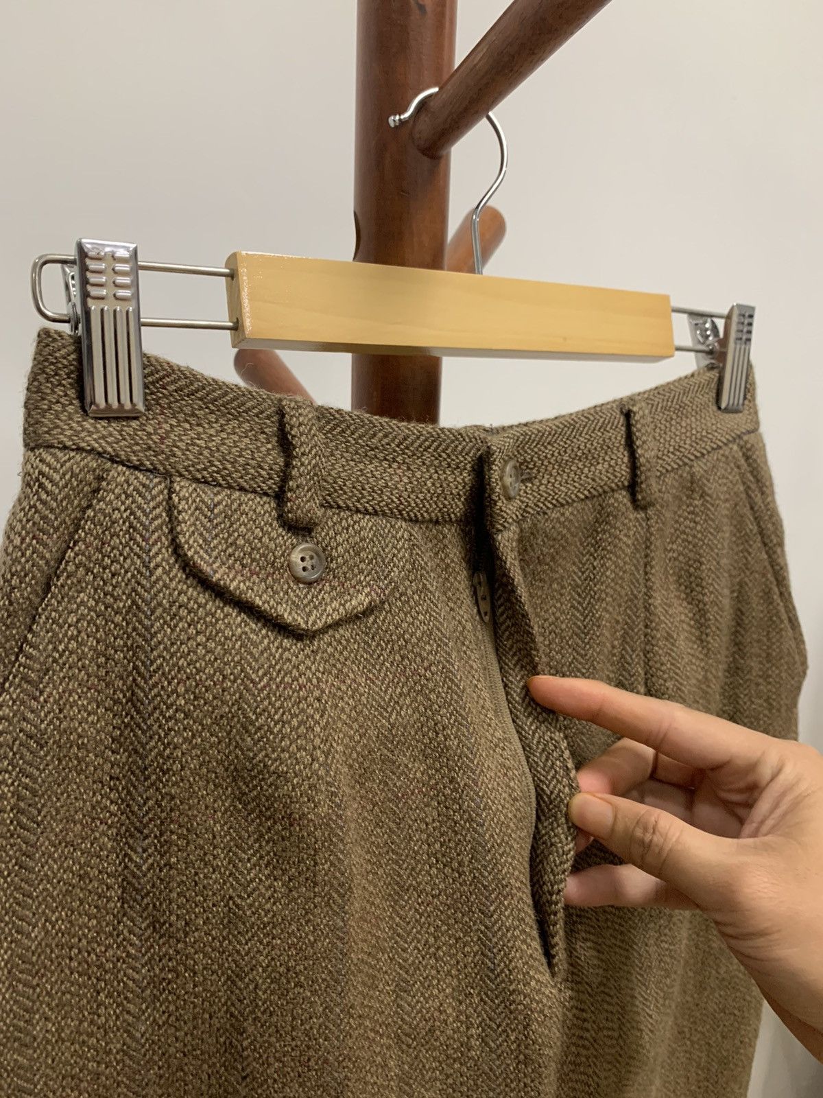 Polo Ralph Lauren × Ralph Lauren × Vintage Vintage Ralph Lauren Wool Skirt Size 25" / US 0 / IT 36 - 3 Thumbnail