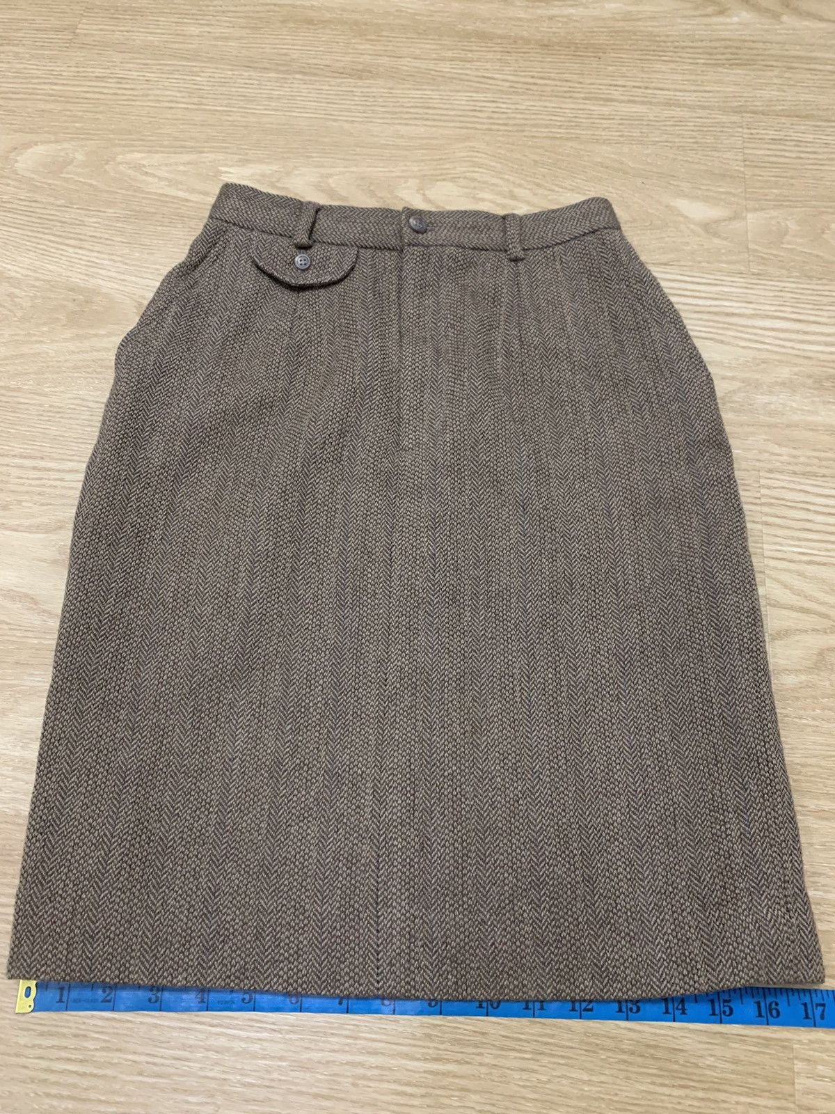 Polo Ralph Lauren × Ralph Lauren × Vintage Vintage Ralph Lauren Wool Skirt Size 25" / US 0 / IT 36 - 13 Thumbnail