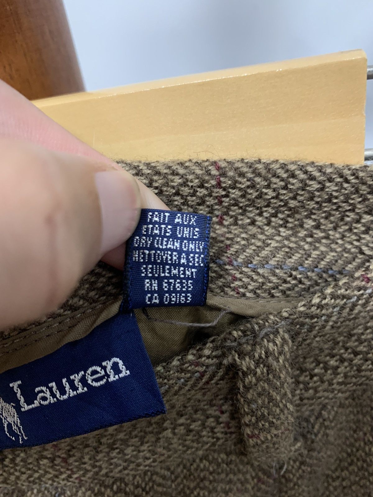 Polo Ralph Lauren × Ralph Lauren × Vintage Vintage Ralph Lauren Wool Skirt Size 25" / US 0 / IT 36 - 8 Thumbnail
