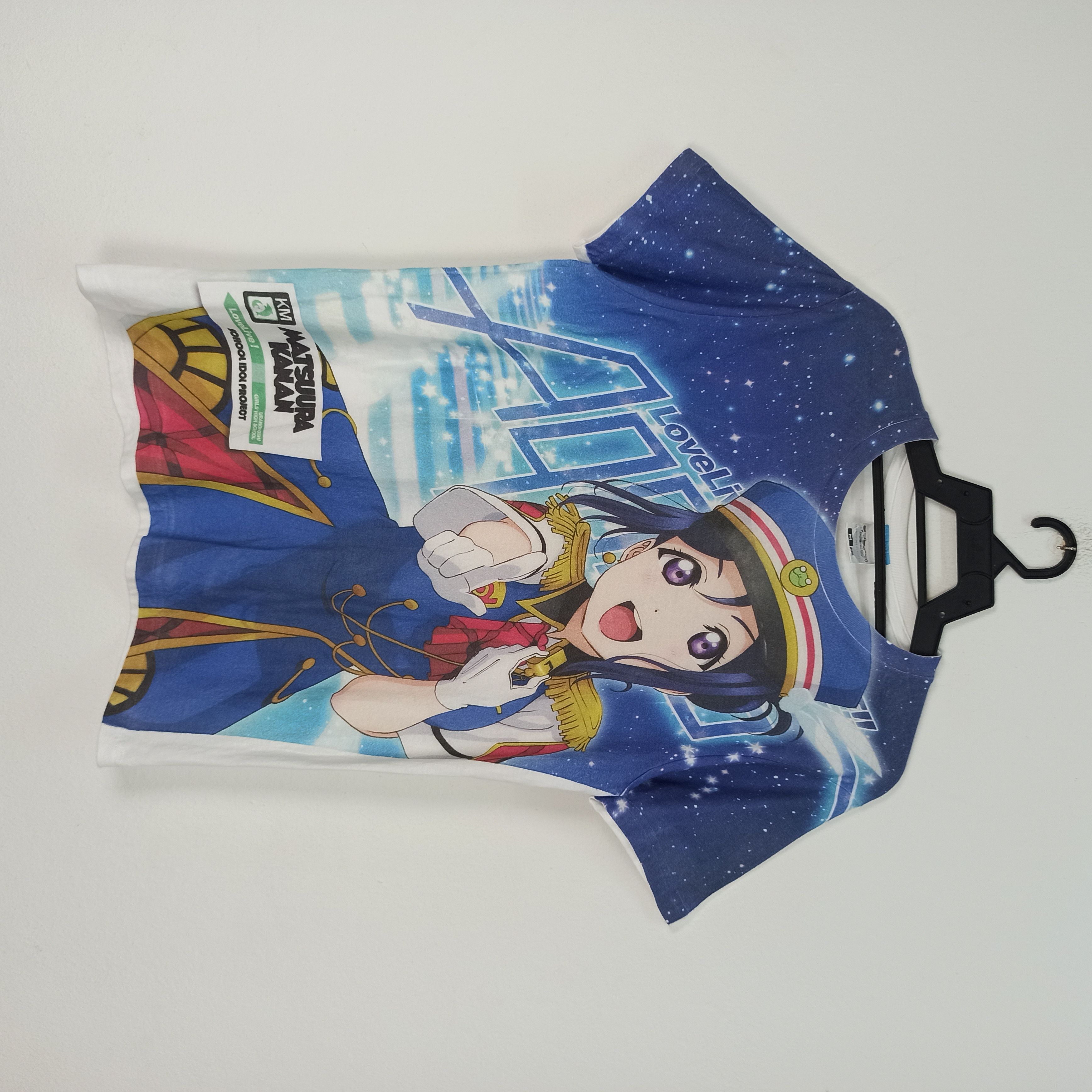 image of Anima Matsuura Kanan " School Idol Project " Tshirt in White, Men's (Size Medium)