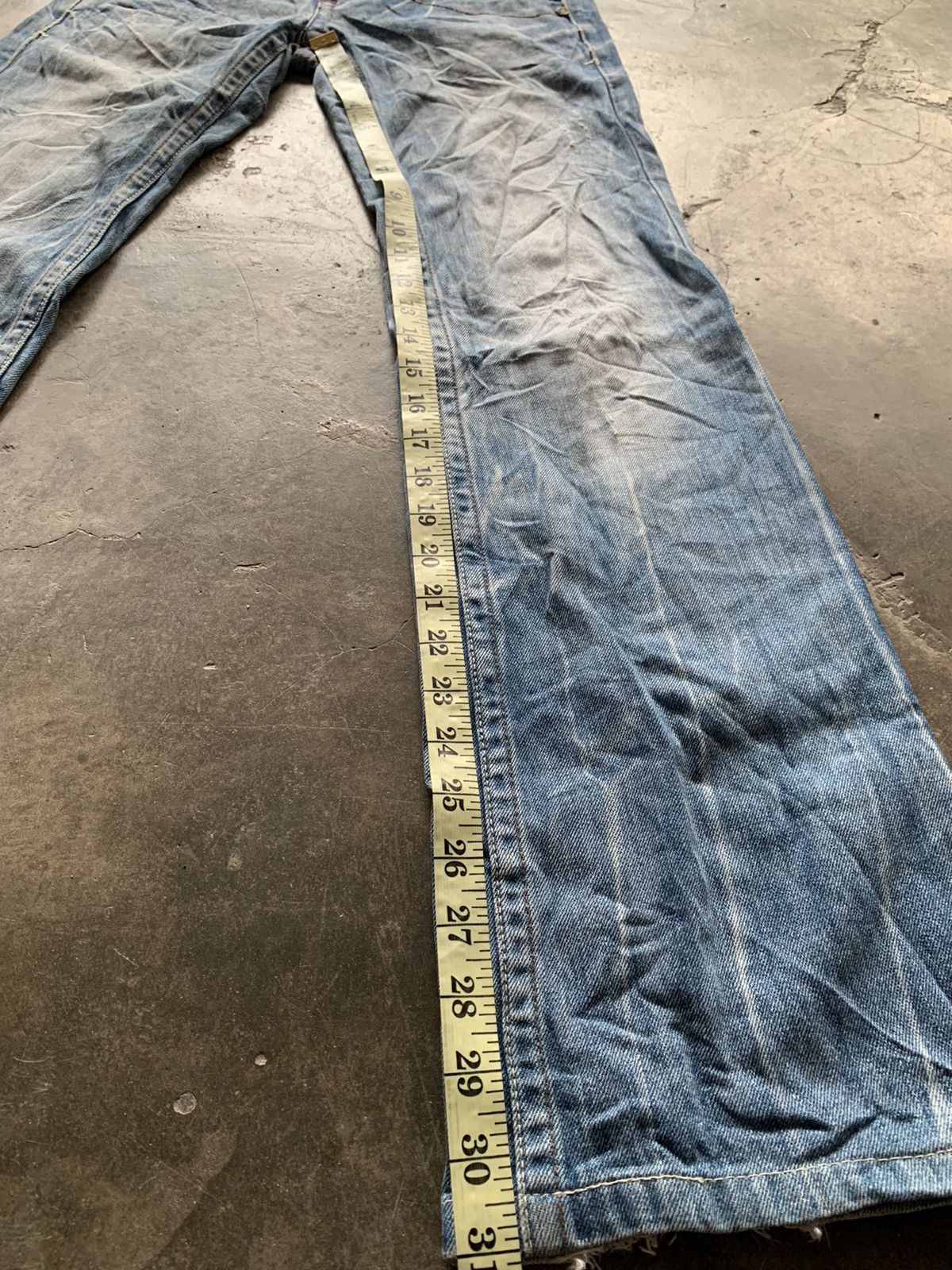 Japanese Brand Red Pepper Distressed Denim Size US 26 / EU 42 - 11 Thumbnail