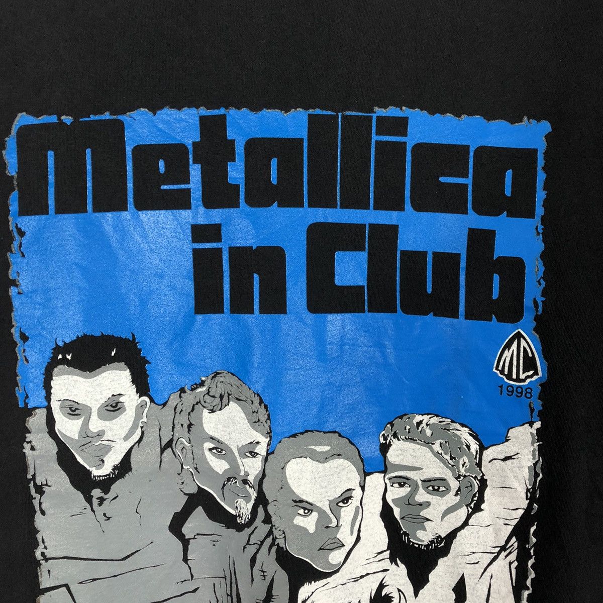 Band Tees × Metallica × Vintage 🔥Rare🔥Metallica Rip Off Harley Davidson In Club Promo Tee Size US M / EU 48-50 / 2 - 3 Thumbnail