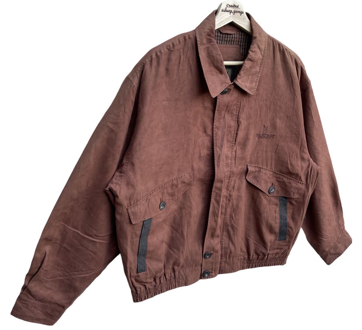 Playboy × Vintage Vintage Suade Playboy Light Jacket Size US L / EU 52-54 / 3 - 5 Thumbnail