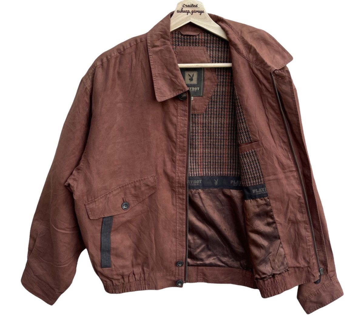 Playboy × Vintage Vintage Suade Playboy Light Jacket Size US L / EU 52-54 / 3 - 9 Thumbnail