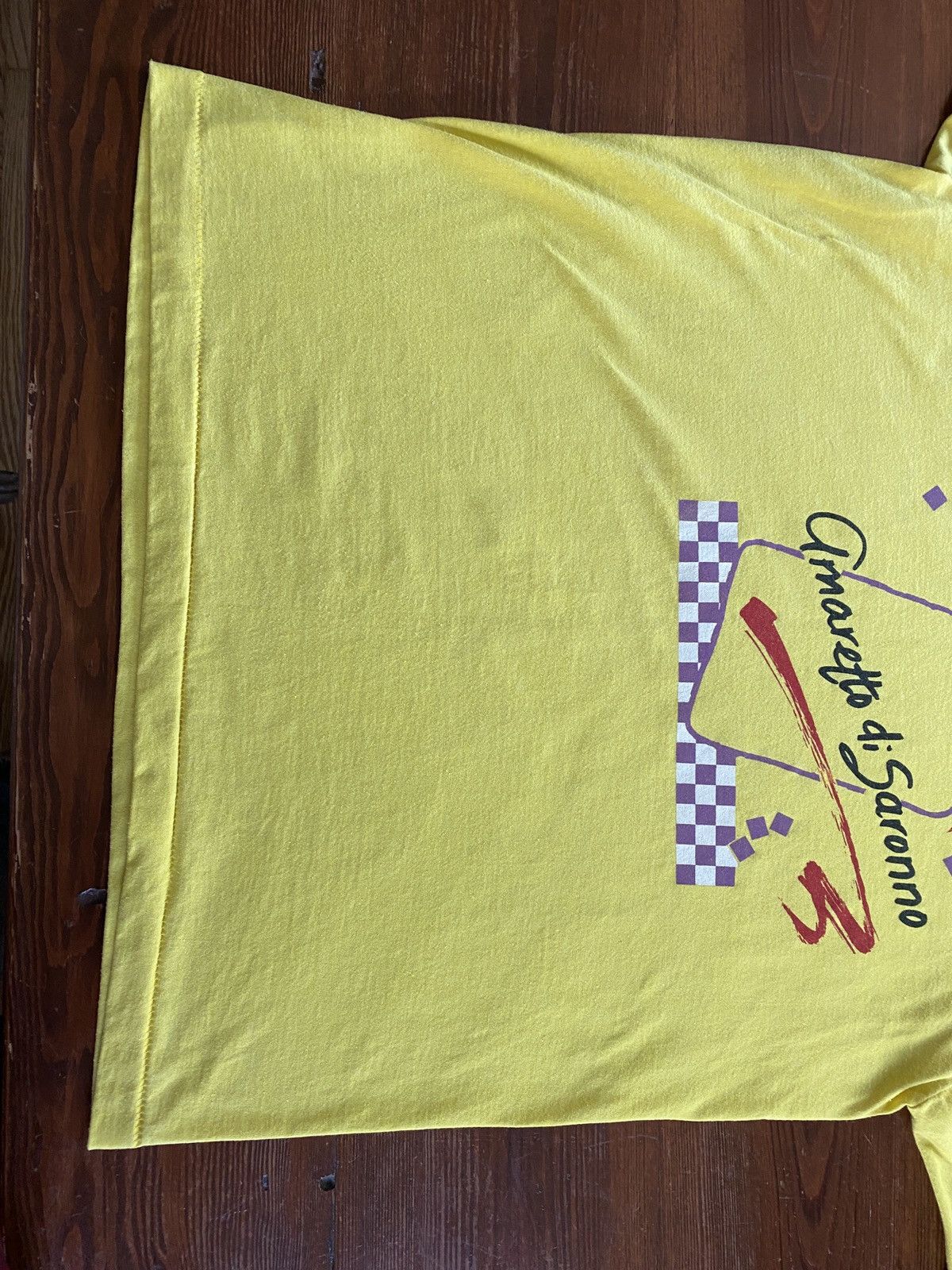 Vintage Vintage 80’s Amaretto Saronno Single Stitch Screen Stars Tee Size US XL / EU 56 / 4 - 7 Thumbnail
