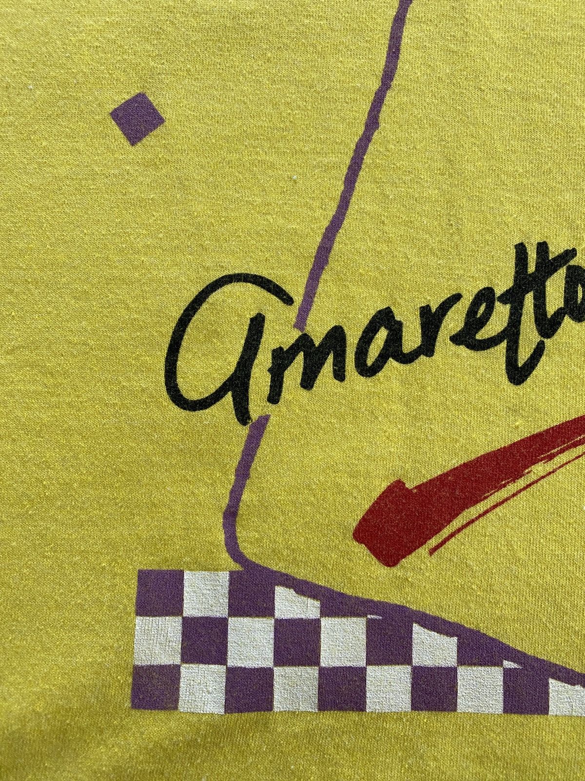 Vintage Vintage 80’s Amaretto Saronno Single Stitch Screen Stars Tee Size US XL / EU 56 / 4 - 6 Thumbnail