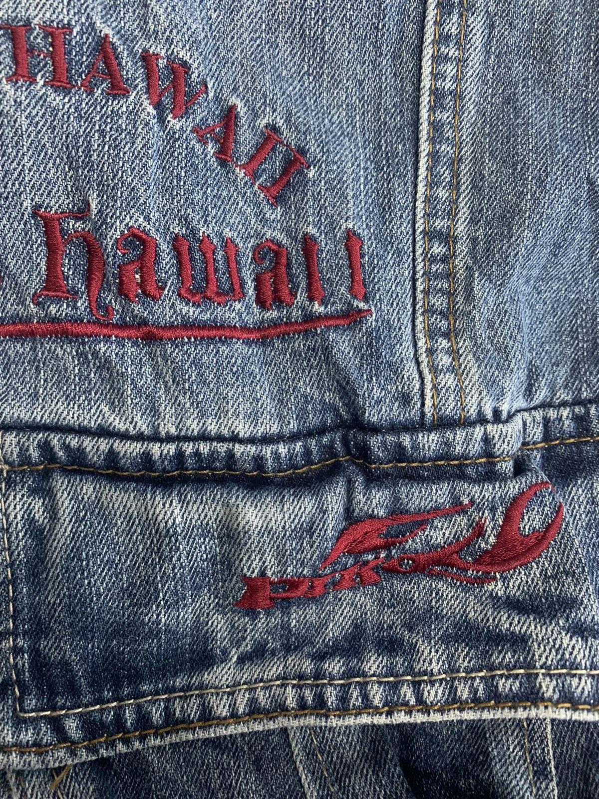 Piko Aloha Hawaii Cargo Denim Baggy Bondage