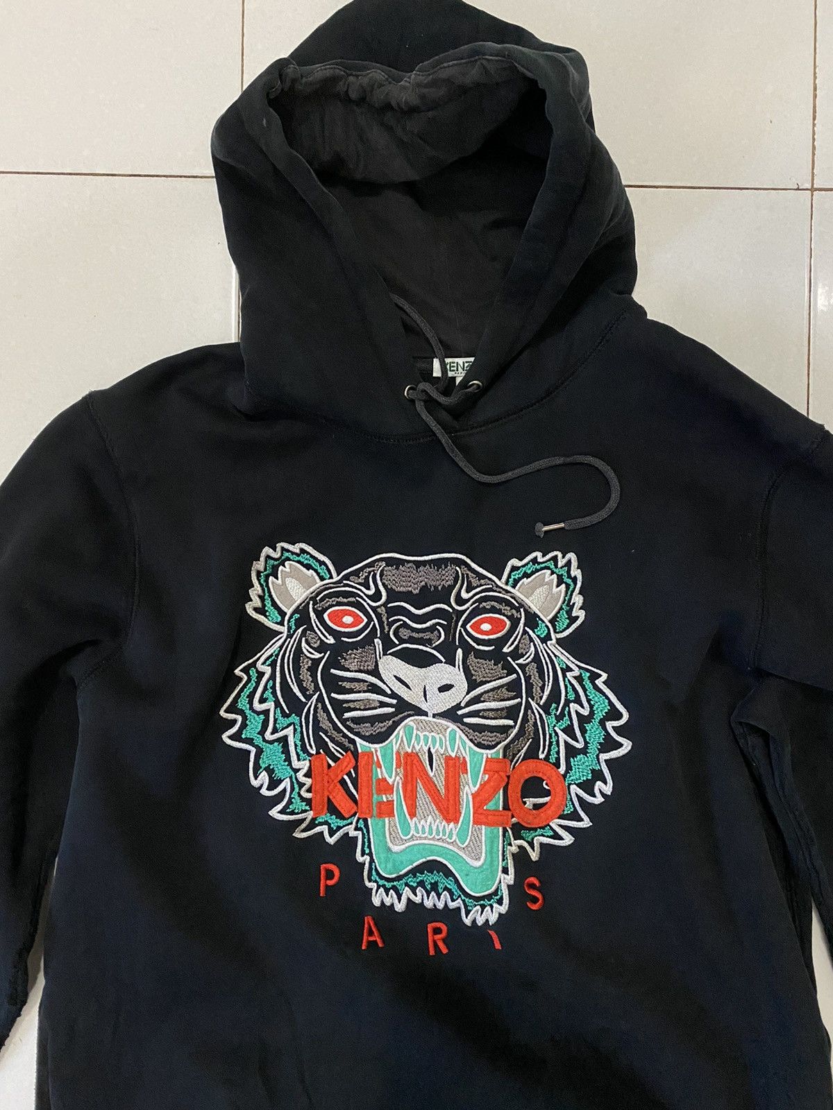 Kenzo Distressed KENZO Tiger Hoodie Size US XL / EU 56 / 4 - 3 Thumbnail