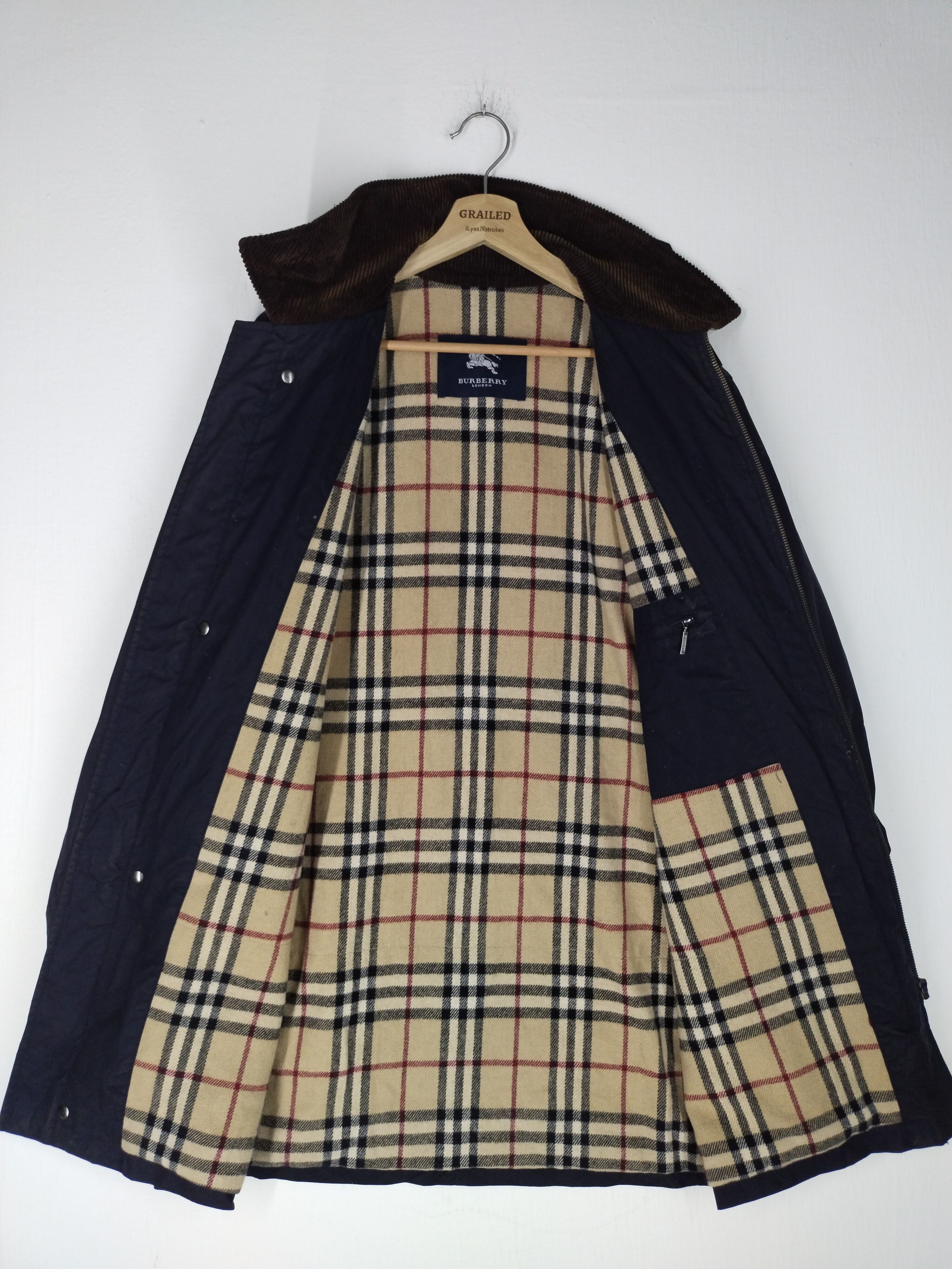 Burberry VINTAGE BURBERRY NOVA CHECK COAT JACKET Size US L / EU 52-54 / 3 - 2 Thumbnail