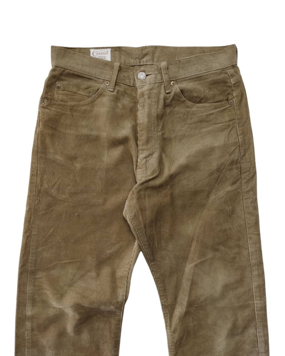 Japanese Brand Canton Japan Lot 518 Sanforized Corduroy Pants Size US 30 / EU 46 - 2 Thumbnail