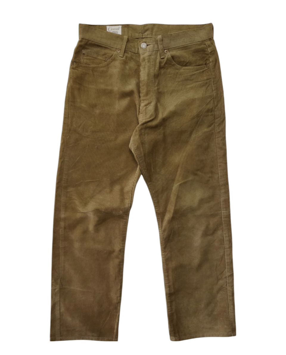 Japanese Brand Canton Japan Lot 518 Sanforized Corduroy Pants Size US 30 / EU 46 - 1 Thumbnail