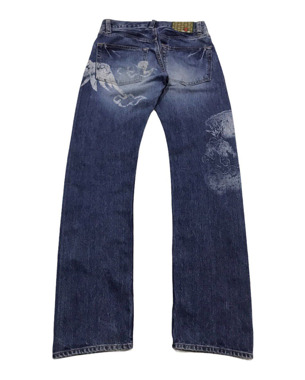 Japanese Motif Dragon Denim