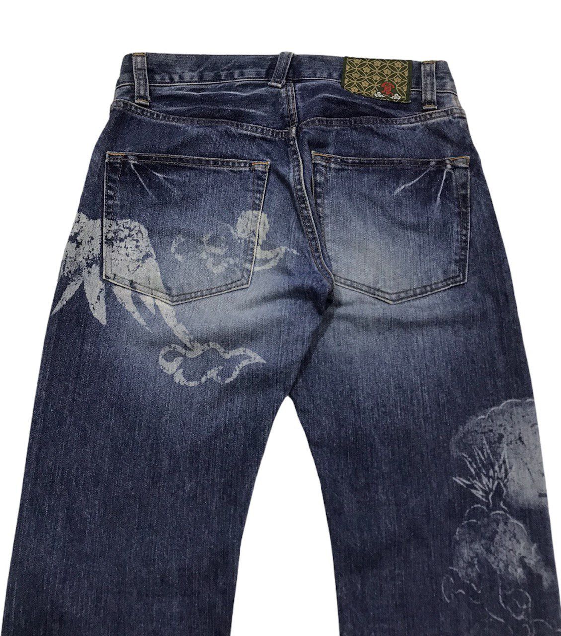 Eternal Japanese Motif Dragon Denim Size US 30 / EU 46 - 4 Thumbnail