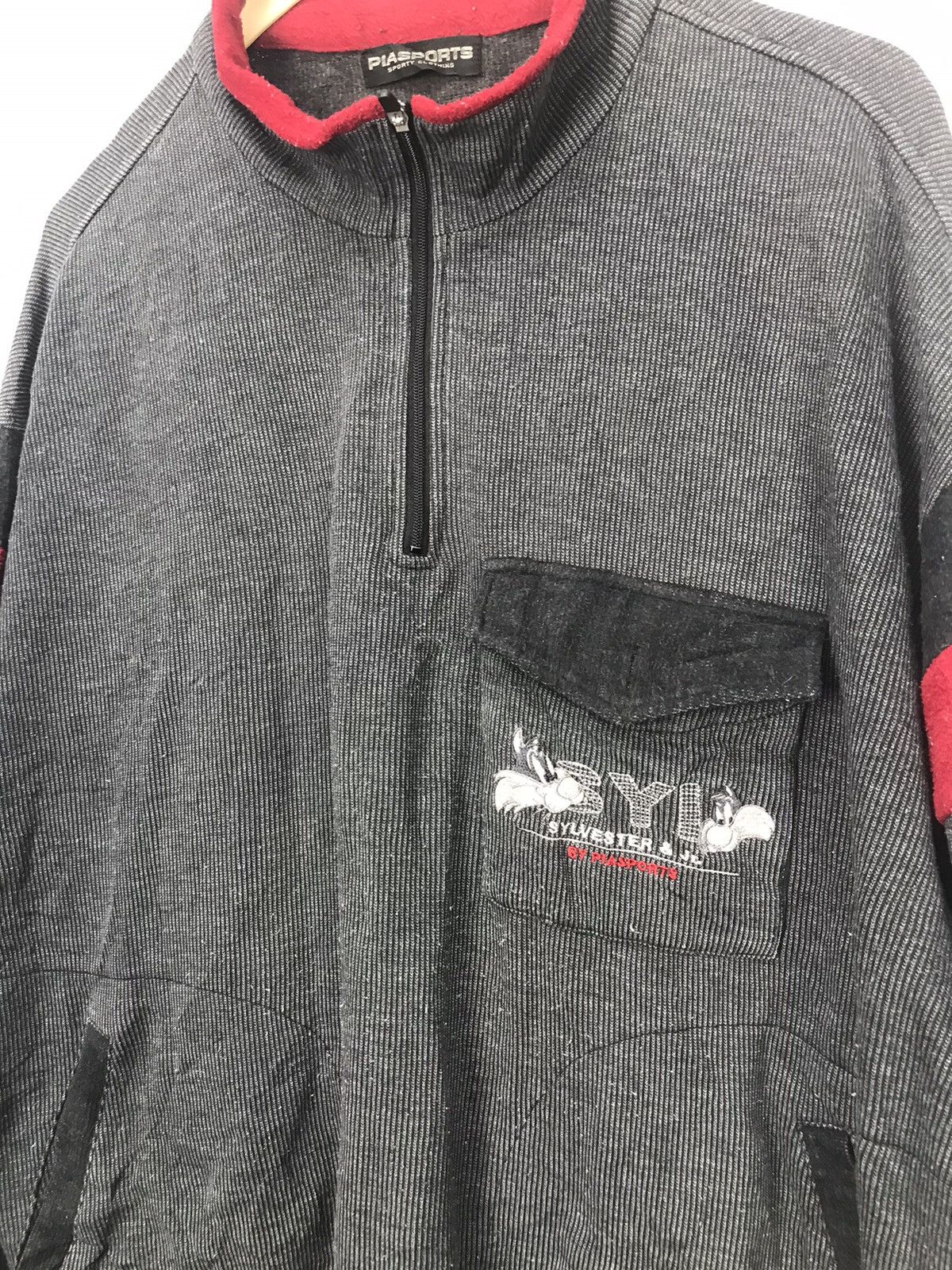 Vintage × Warner Bros Vintage Warner bros by pia sport half zipper sweatshirt Size US L / EU 52-54 / 3 - 4 Thumbnail