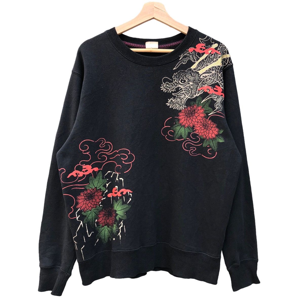 Karakuri Tamashii Vintage Karakuri Tamashi Sweatshirt crewneck Size US L / EU 52-54 / 3 - 3 Thumbnail