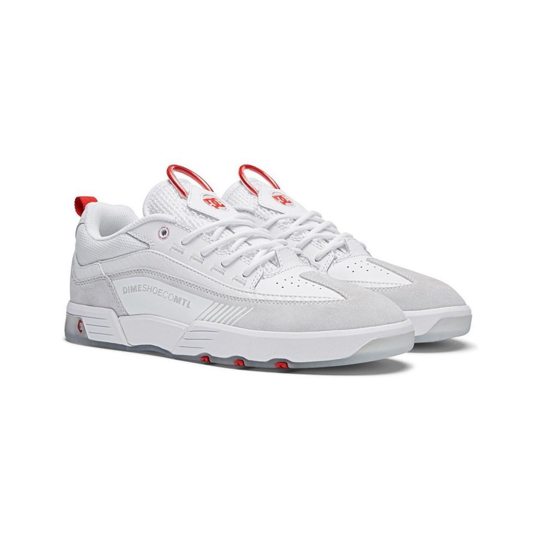 image of 2017 Dime X Dc Legacy S Shoes in White, Men's (Size 11)