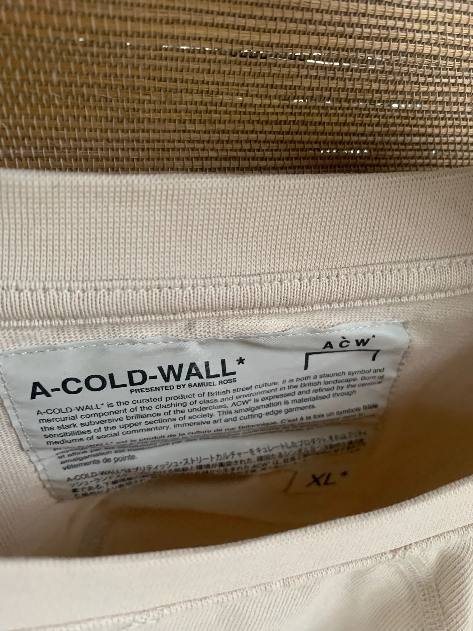 A-COLD-WALL* Embroidered Back Logo Tee Size US XL / EU 56 / 4 - 10 Thumbnail