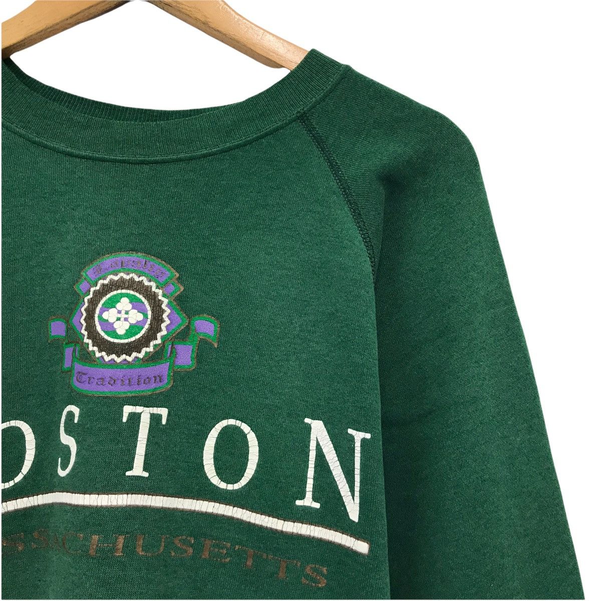 Vintage Vintage 80s Boston Big Logo Sweatshirt Size US M / EU 48-50 / 2 - 3 Thumbnail